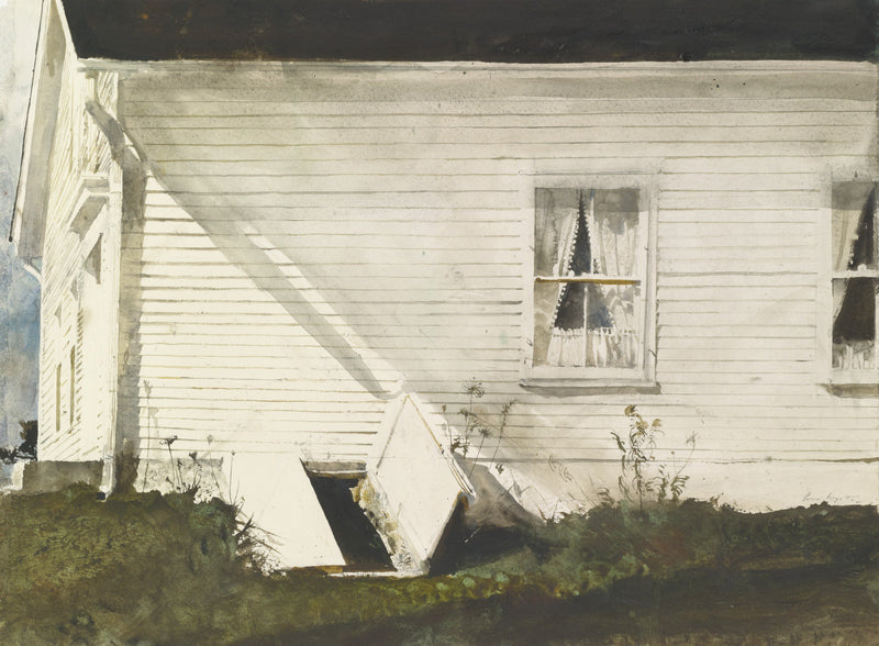 ANDREW WYETH-ELSIE'S HOUSE - Oil Painting Haven Oil Painting Haven