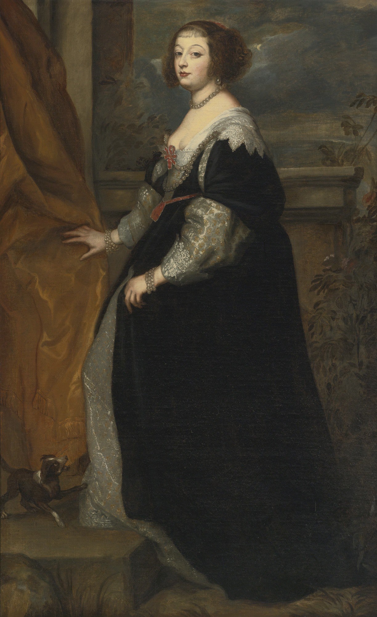 ANTHONY VAN DYCK-PORTRAIT OF BEATRICE CUSANCE - Oil Painting Haven