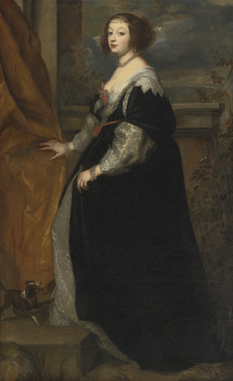 ANTHONY VAN DYCK-PORTRAIT OF BEATRICE CUSANCE - Oil Painting Haven Oil Painting Haven