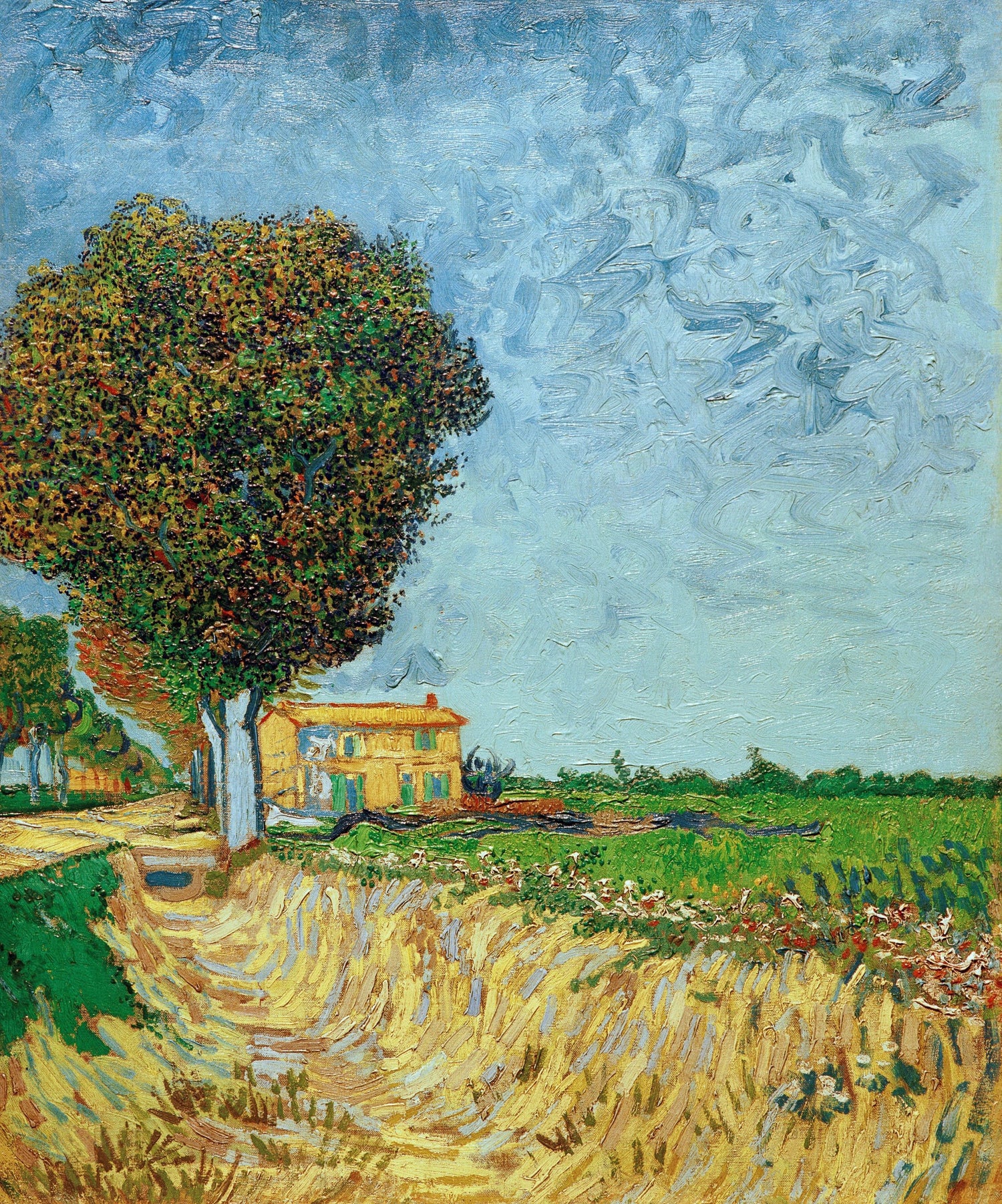 A Lane near Arles - Oil Painting Haven