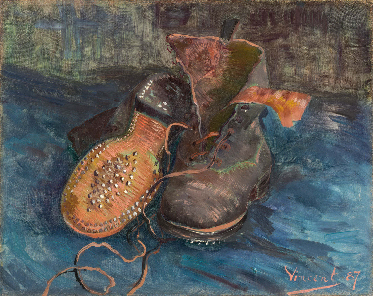 A Pair of Shoes - Oil Painting Haven