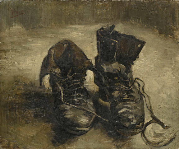 A Pair of Shoes2 - Oil Painting Haven Oil Painting Haven