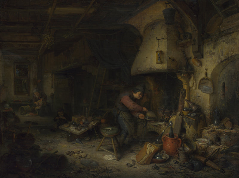 Adriaen van Ostade - An Alchemist - Oil Painting Haven Oil Painting Haven