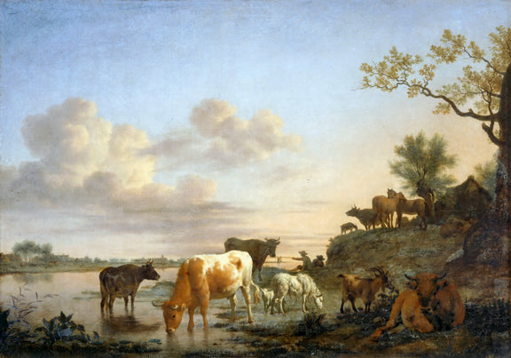 Adriaen van de Velde -- Landscape - Oil Painting Haven Oil Painting Haven