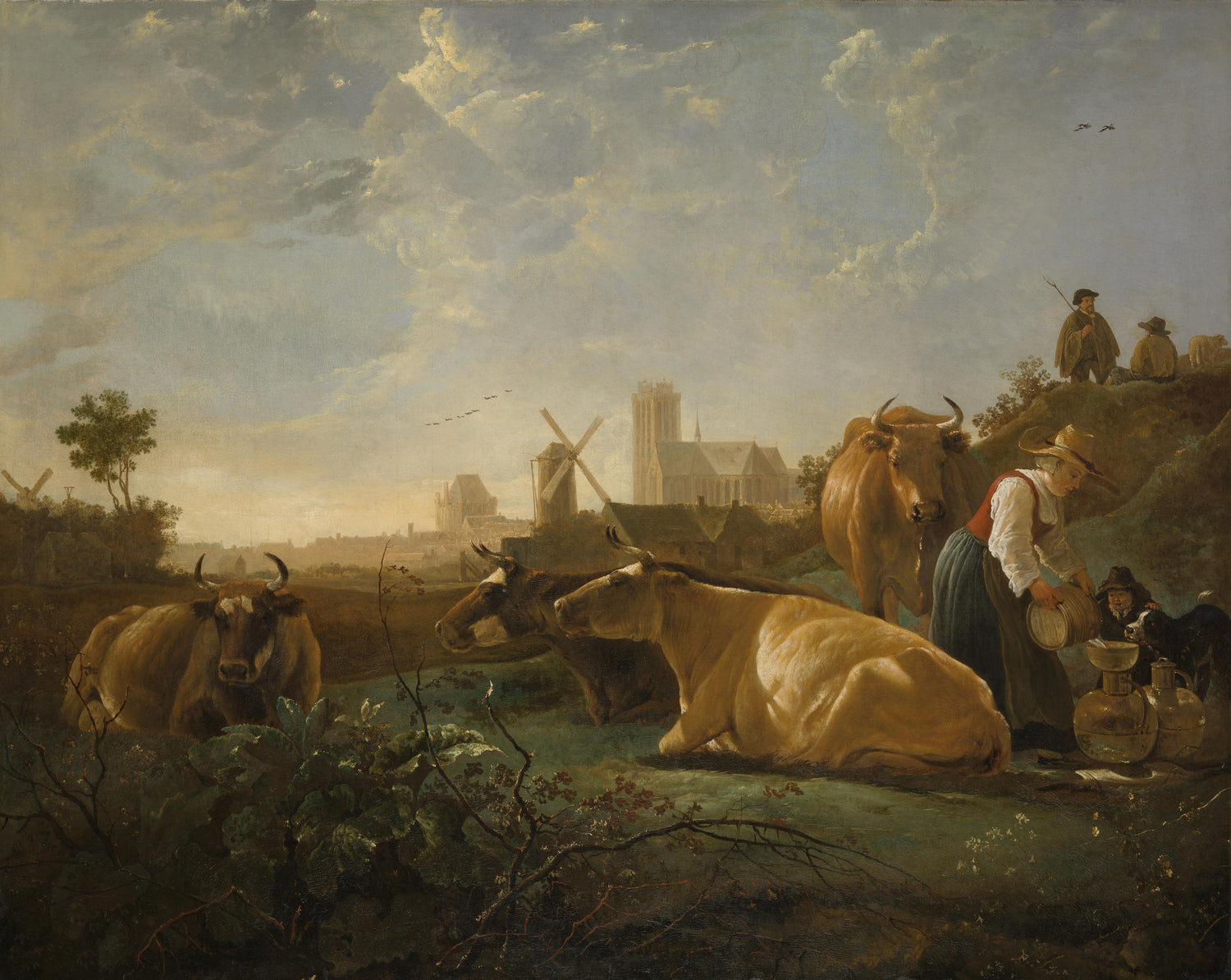 Aelbert Cuyp - The Large Dort - Oil Painting Haven