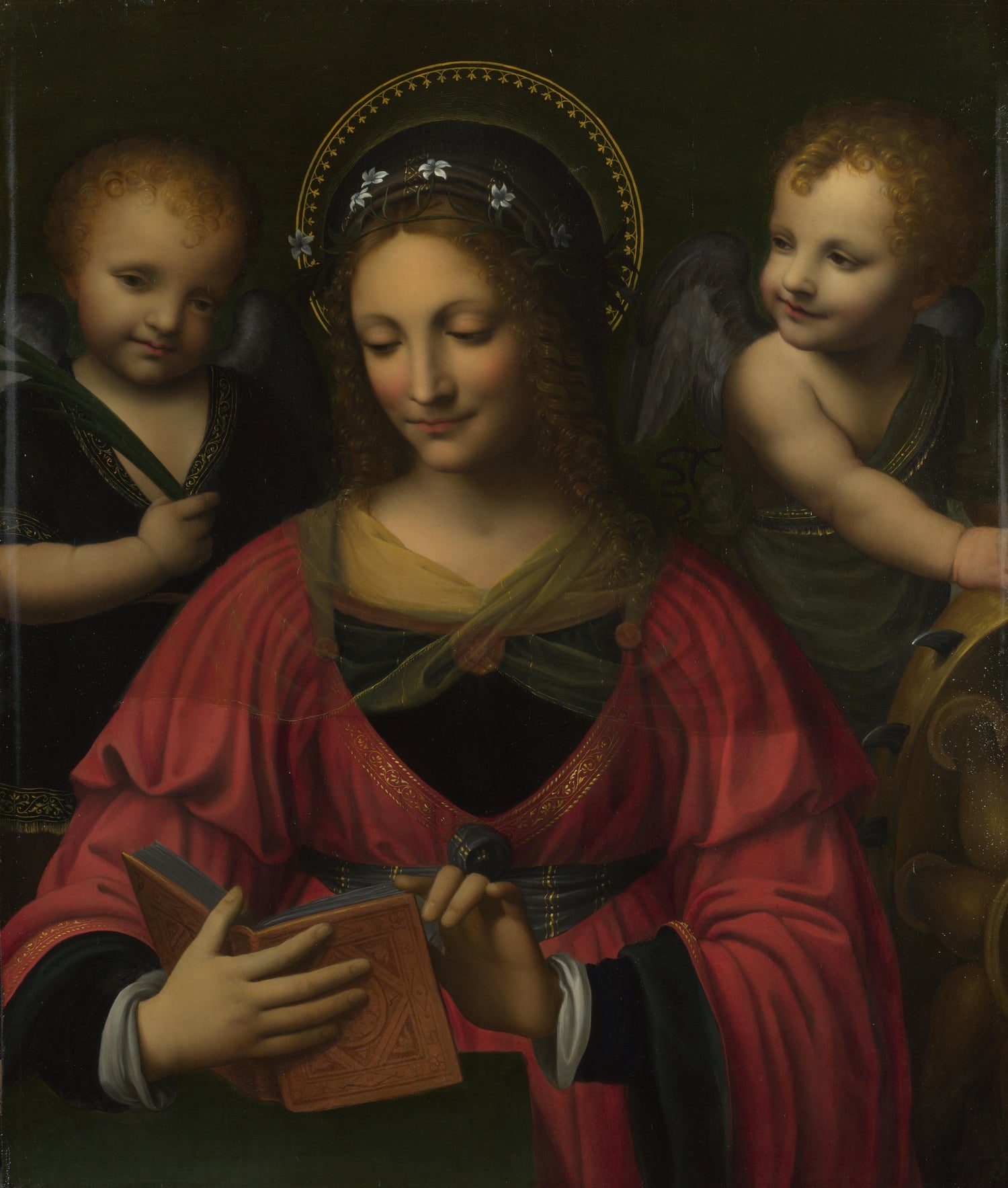 After Bernardino Luini - Saint Catherine - Oil Painting Haven