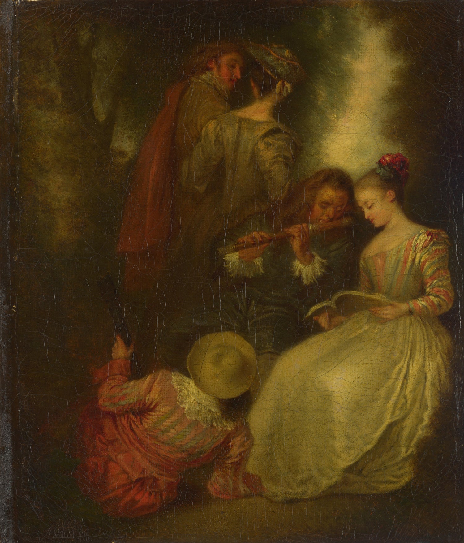 After Jean-Antoine Watteau - Perfect Harmony - Oil Painting Haven