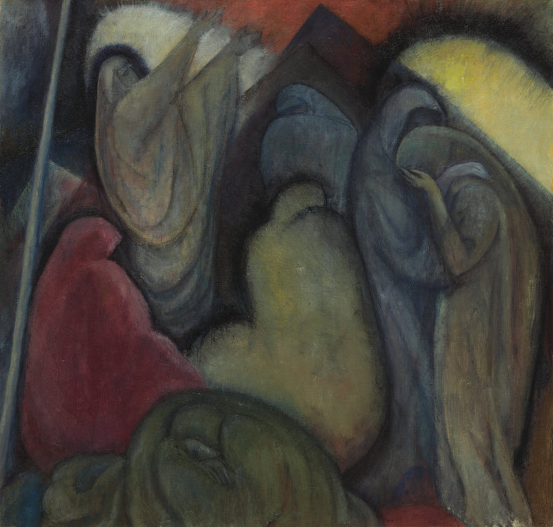 Albert Bloch - Klagelied (Lamentation), 1912-1913 - Oil Painting Haven Oil Painting Haven