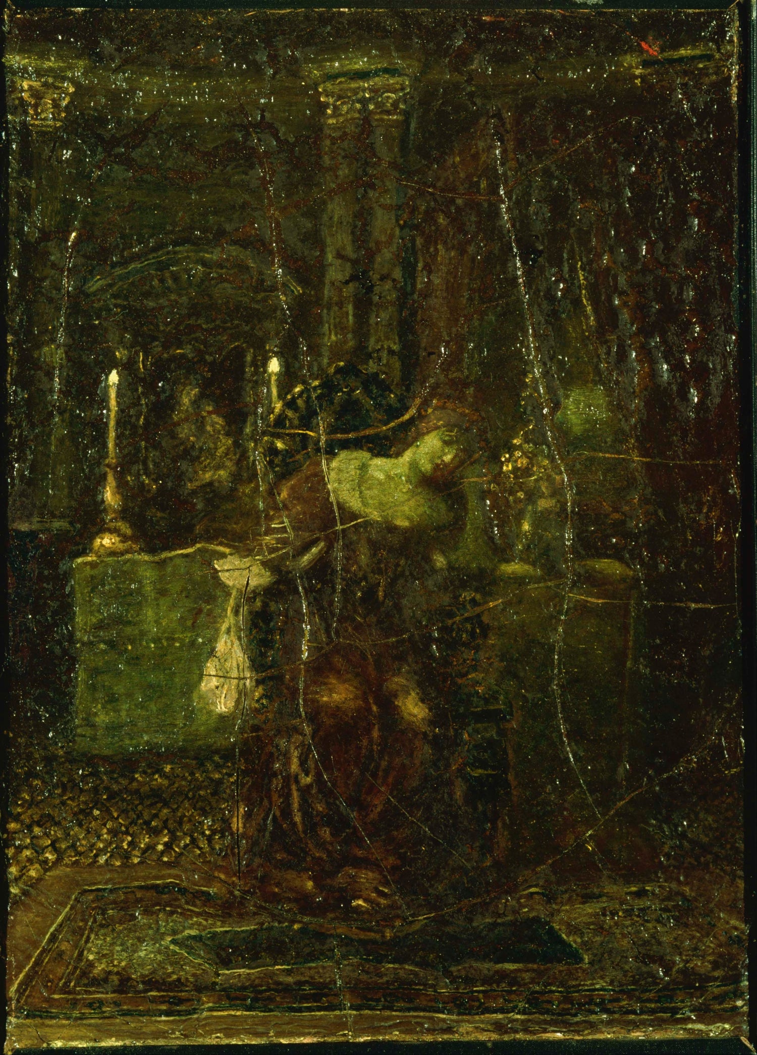 Albert Pinkham Ryder (1847–1917)-Desdemona - Oil Painting Haven