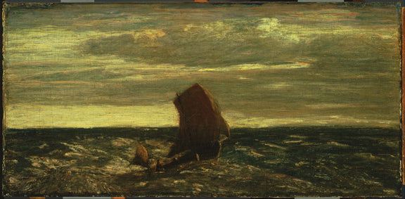 Albert Pinkham Ryder (1847–1917)-Homeward Bound - Oil Painting Haven Oil Painting Haven