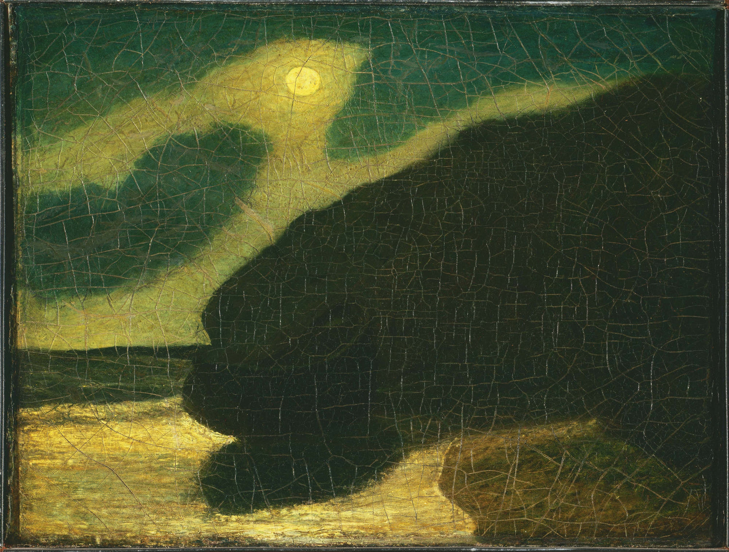 Albert Pinkham Ryder (1847–1917)-Moonlit Cove - Oil Painting Haven