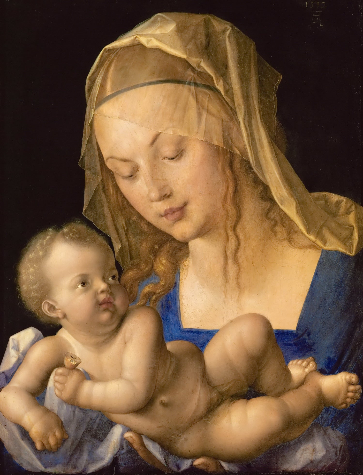 Albrecht Dürer -- Madonna with the Pear - Oil Painting Haven