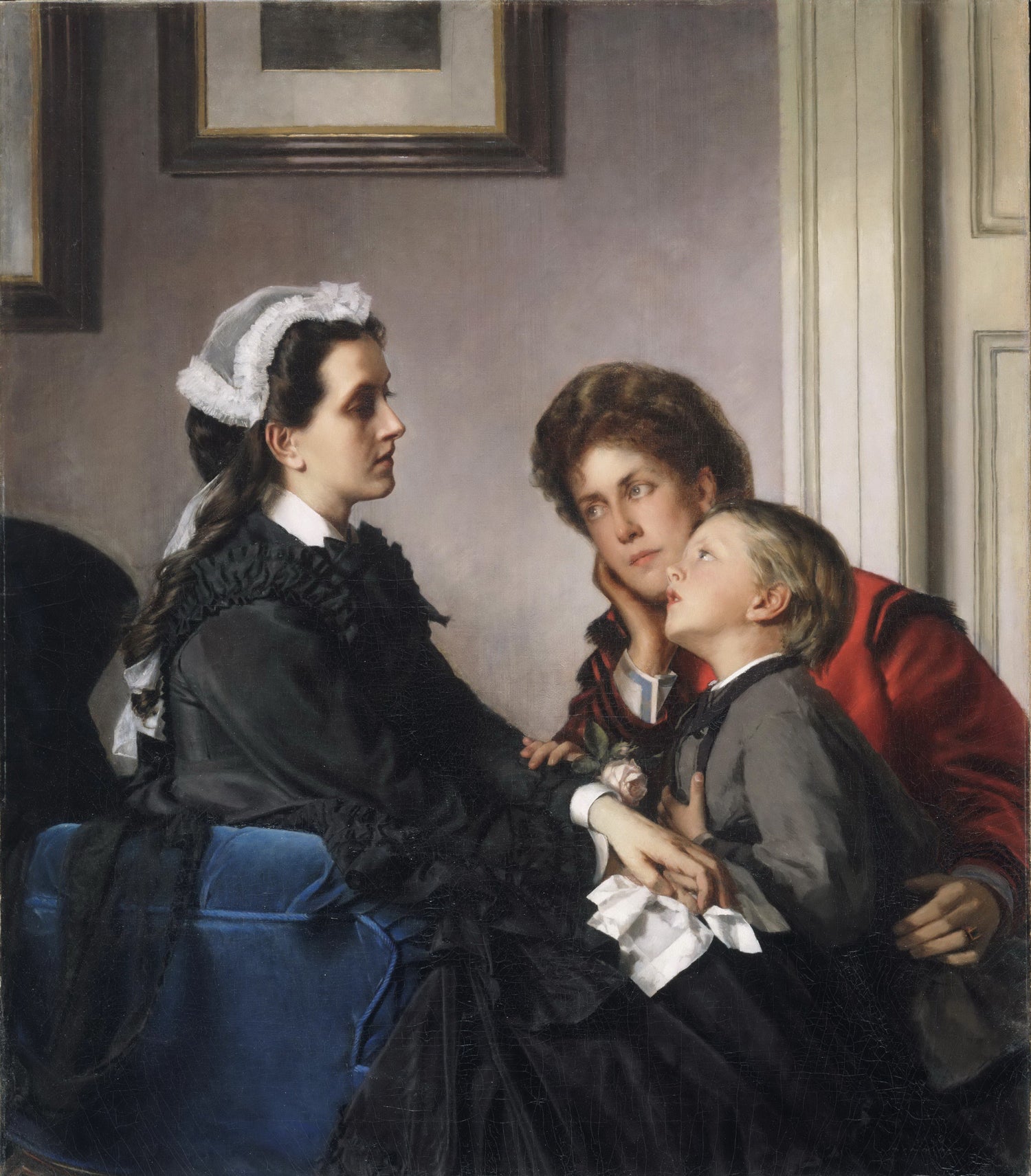 Alexandre Cabanel, French, 1823-1889 -- The Governess - Oil Painting Haven