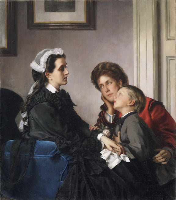 Alexandre Cabanel, French, 1823-1889 -- The Governess - Oil Painting Haven Oil Painting Haven