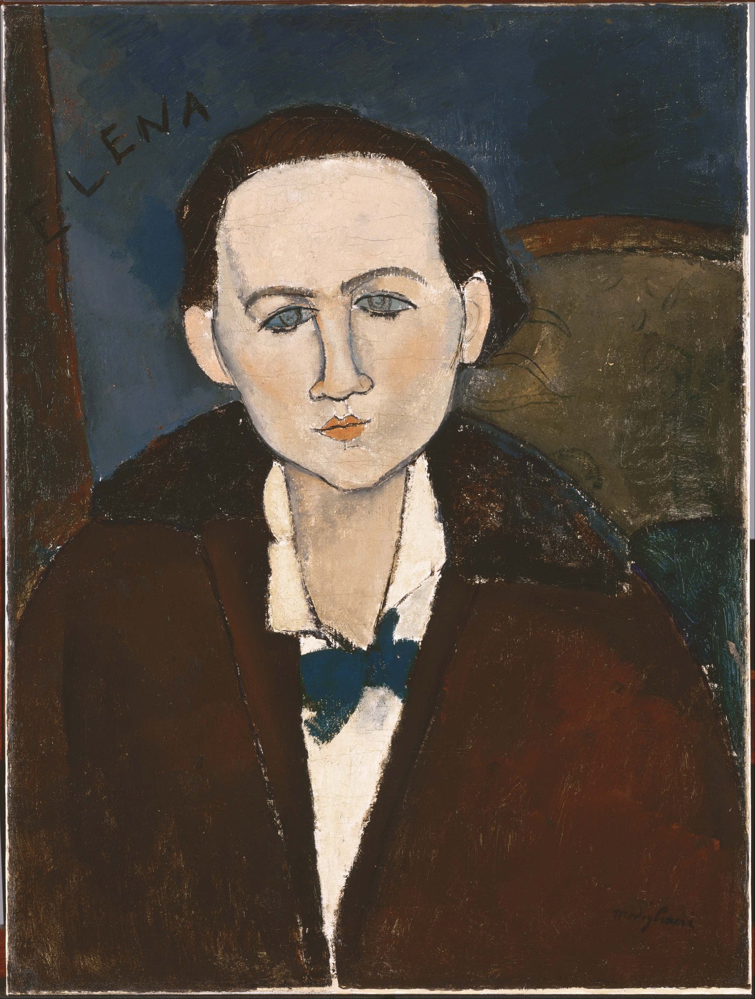 Amedeo Modigliani (1884–1920)-Elena Povolozky - Oil Painting Haven