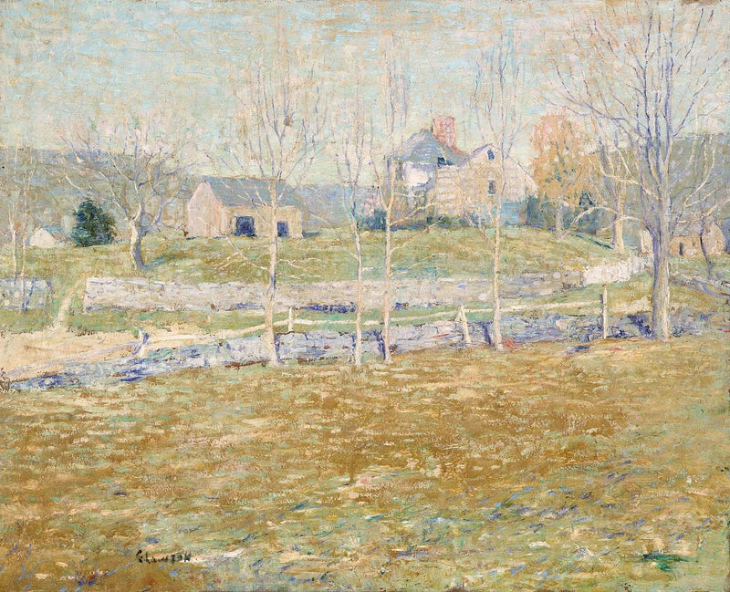 An Abandoned Farm, 1908 - Oil Painting Haven Oil Painting Haven