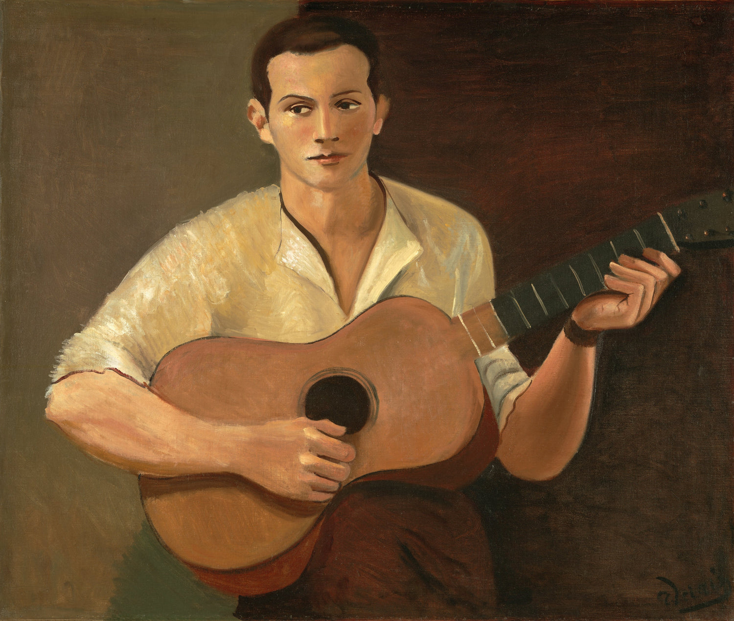 Andre Derain - Guitar Player, 1928 - Oil Painting Haven