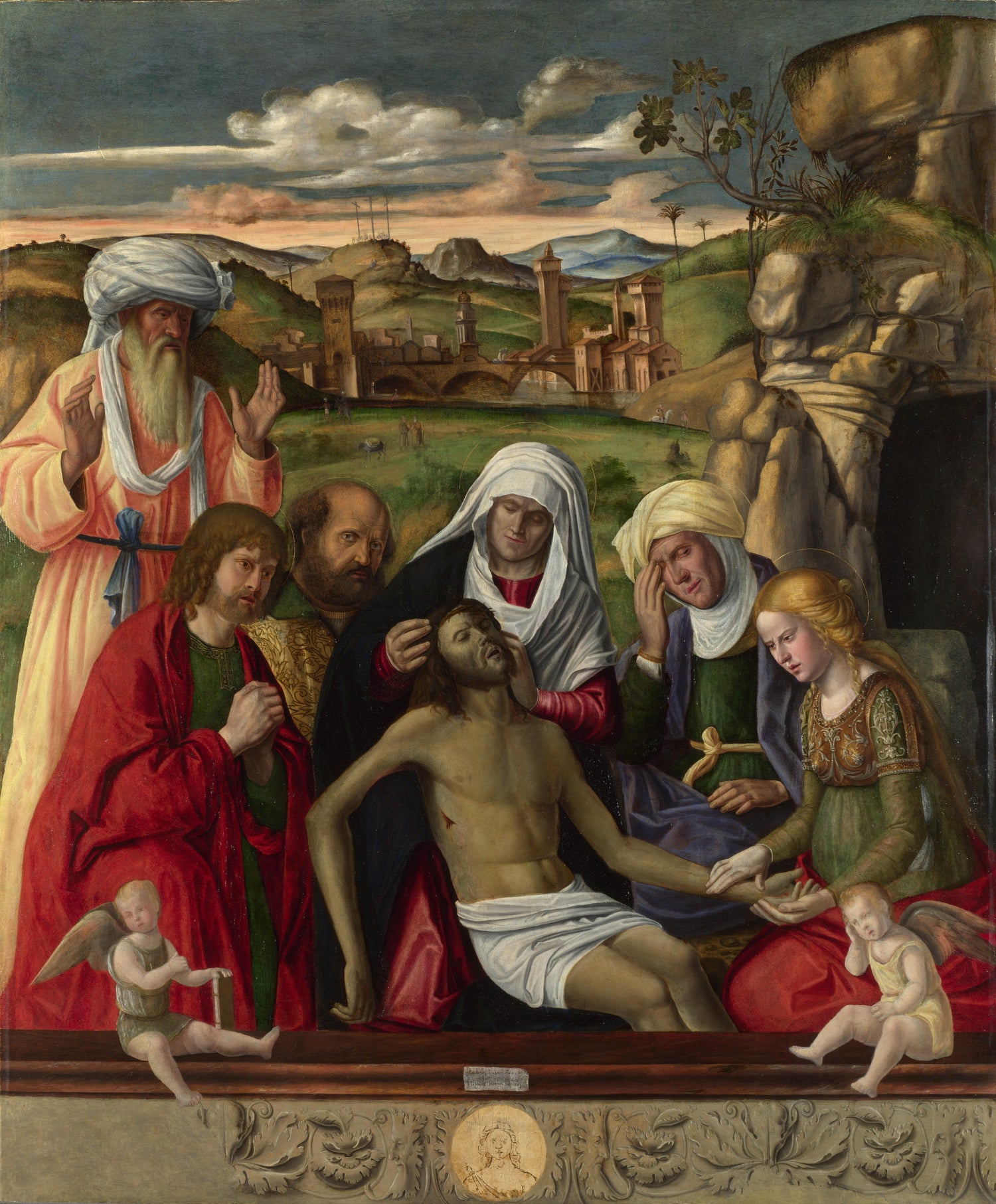 Andrea Busati - The Entombment - Oil Painting Haven