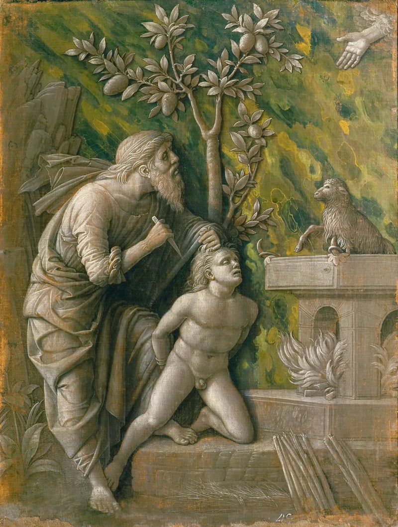 Andrea Mantegna -- Sacrifice of Isaac - Oil Painting Haven Oil Painting Haven