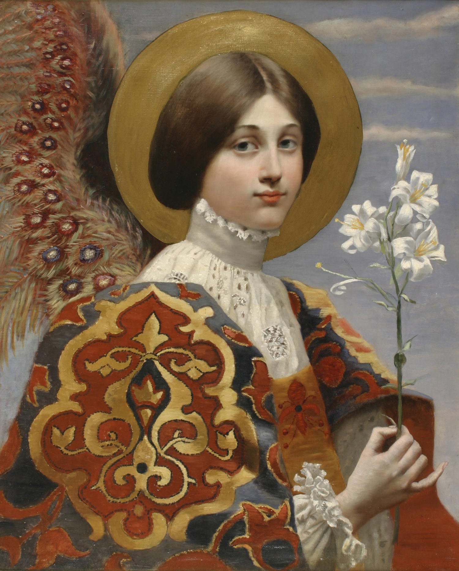 Angel of the Annunciation - Oil Painting Haven