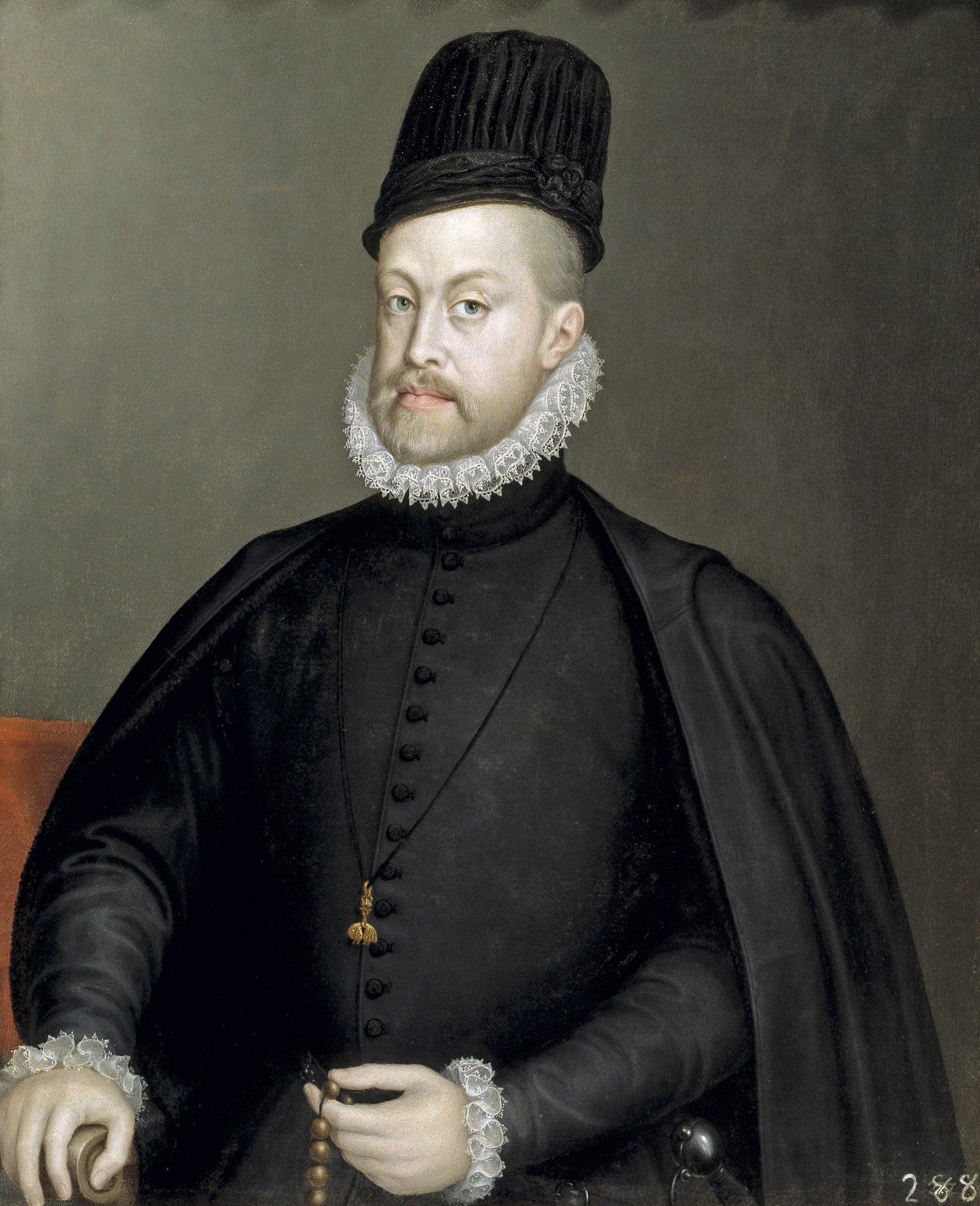 Anguissola, Sofonisba-Felipe II-88 cm x 72 cm - Oil Painting Haven