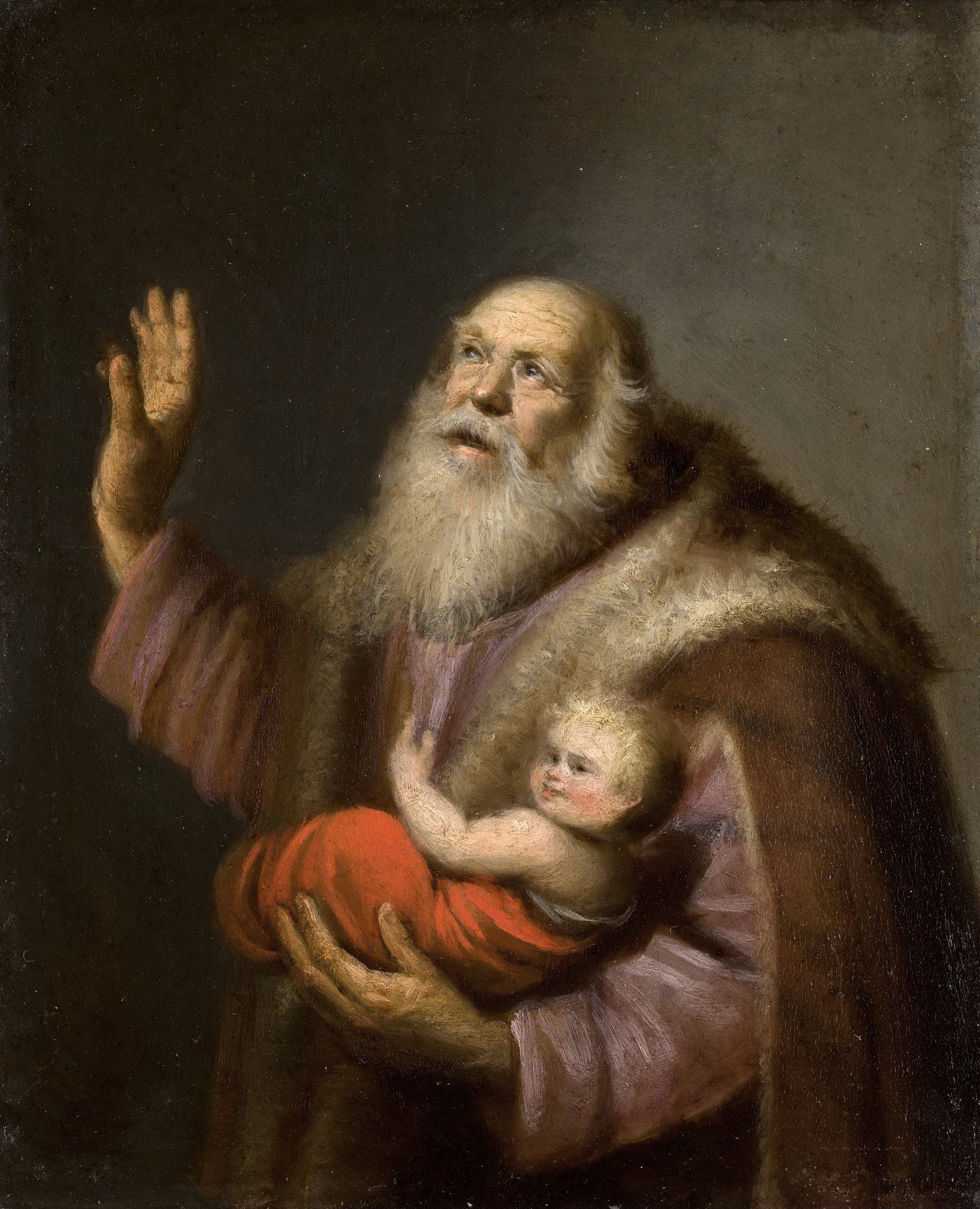 Anonymous - Simeon and the Christ Child - Oil Painting Haven