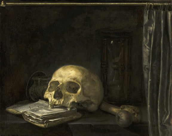 Anonymous - Vanitas Still Life - Oil Painting Haven Oil Painting Haven