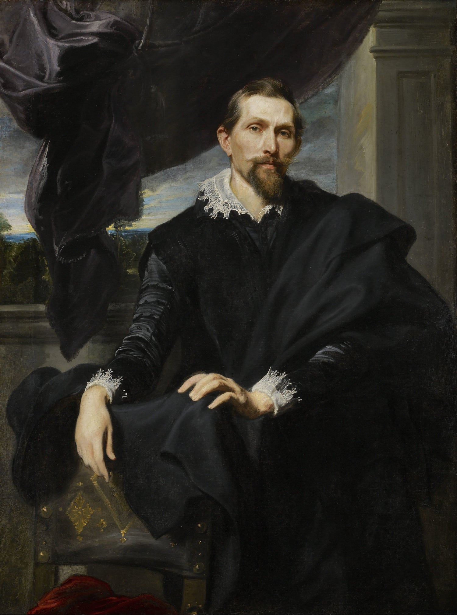 Anthony Van Dyck - Frans Snyders, c.1620 - Oil Painting Haven