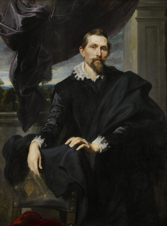 Anthony Van Dyck - Frans Snyders, c.1620 - Oil Painting Haven Oil Painting Haven