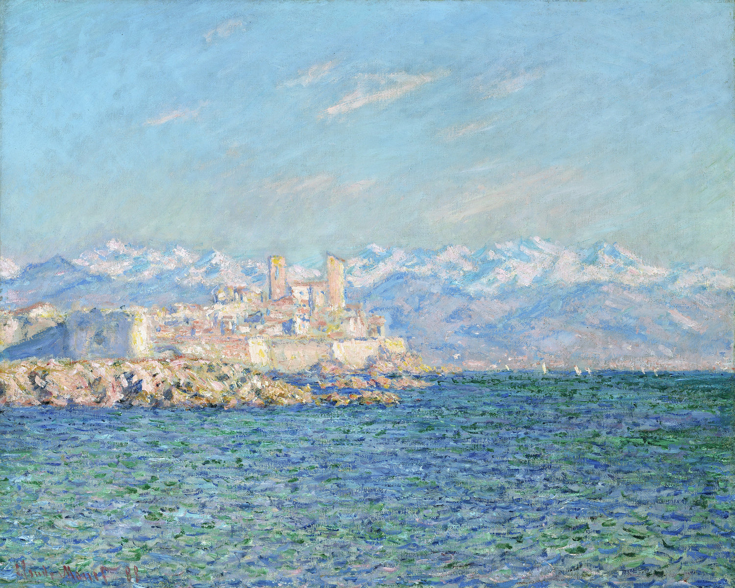 Antibes, Afternoon Effect, 1888 - Oil Painting Haven