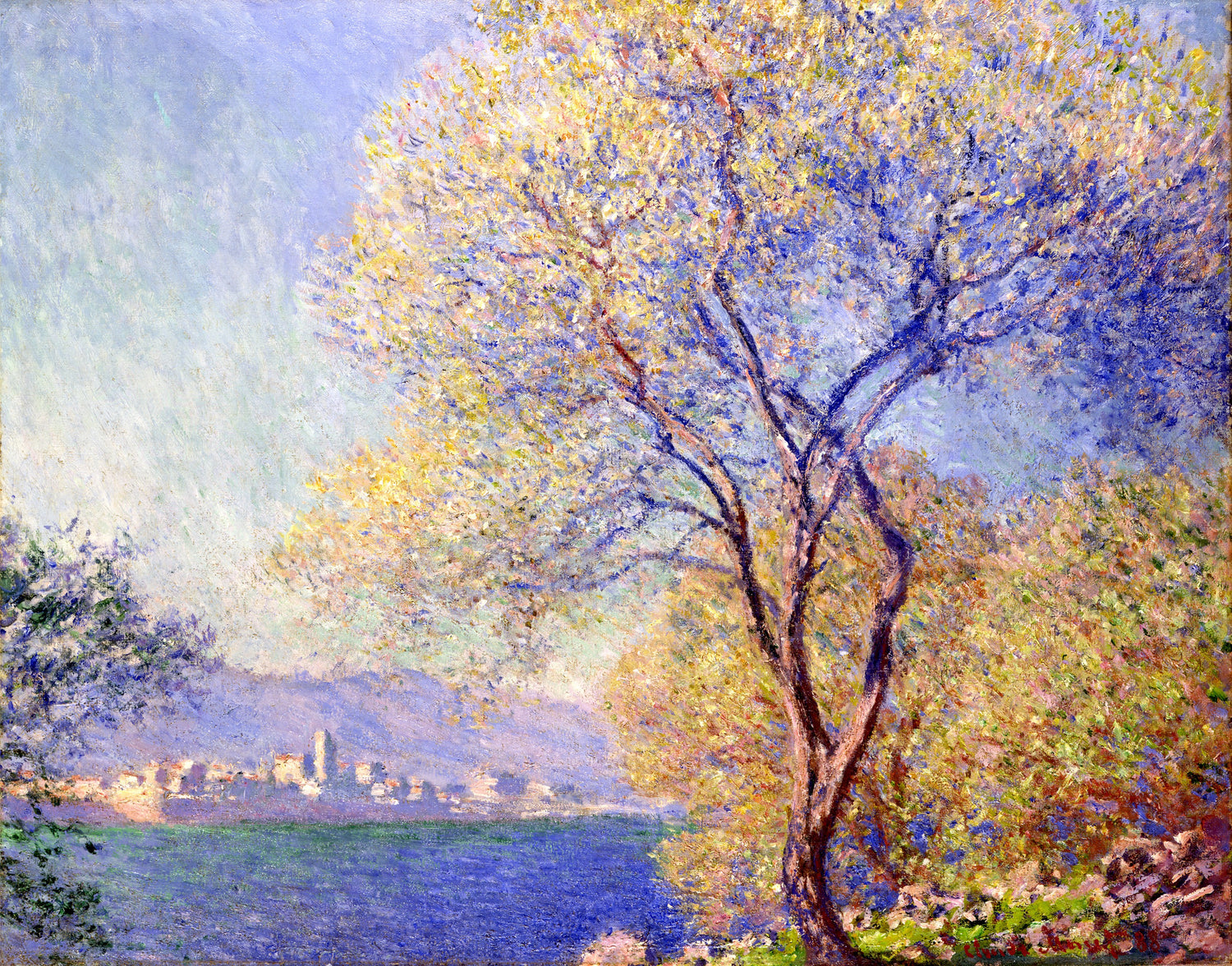 Antibes seen from the Salis Garden, 1888 - Oil Painting Haven