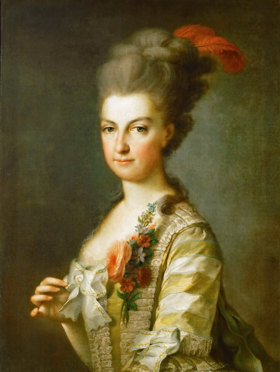 Anton Graff (1736-1813) -- Archduchess Marie-Christine.jpeg - Oil Painting Haven Oil Painting Haven