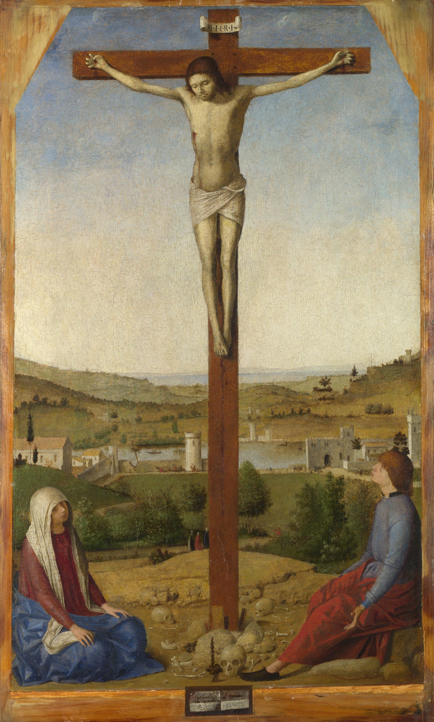 Antonello da Messina - Christ Crucified - Oil Painting Haven