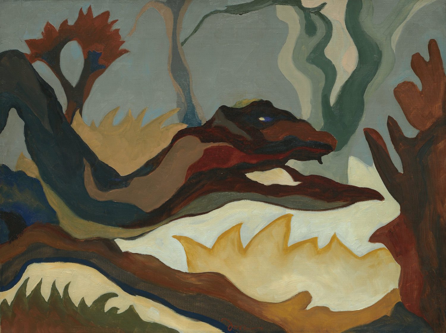 Arthur Garfield Dove - Tree, 1934 - Oil Painting Haven