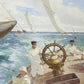 At the Helm - Oil Painting Haven