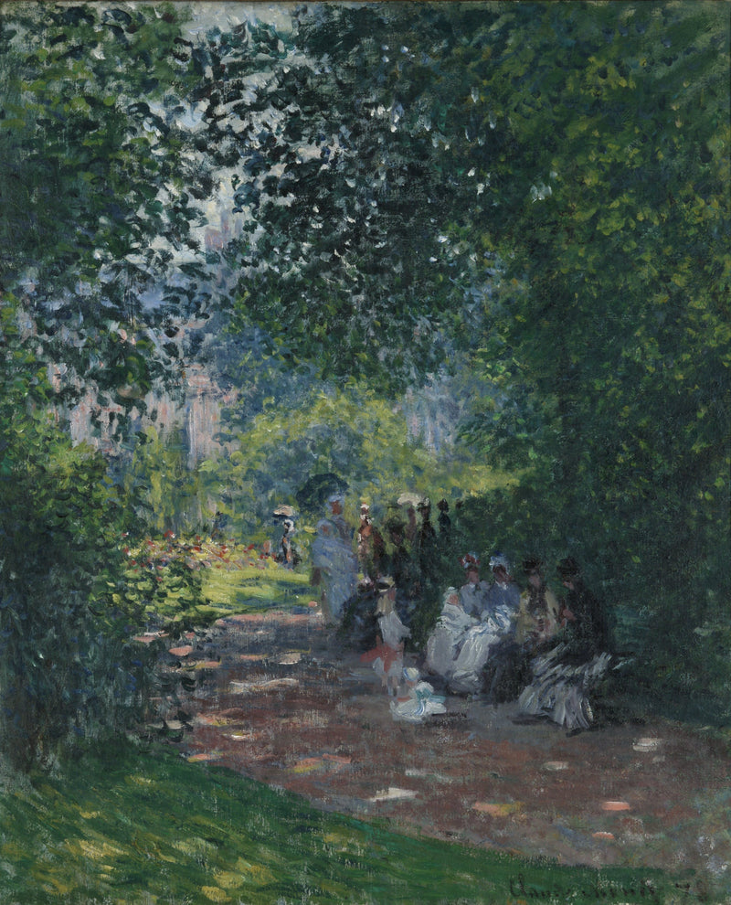 Au Parc Monceau, 1878 - Oil Painting Haven Oil Painting Haven