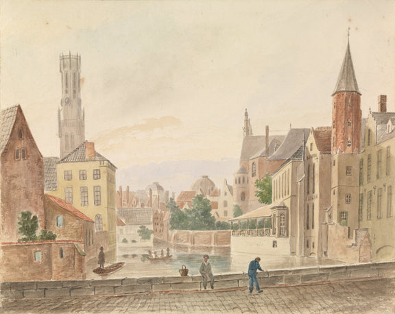 Auguste de Peellaert - Bruges 3 - Oil Painting Haven Oil Painting Haven