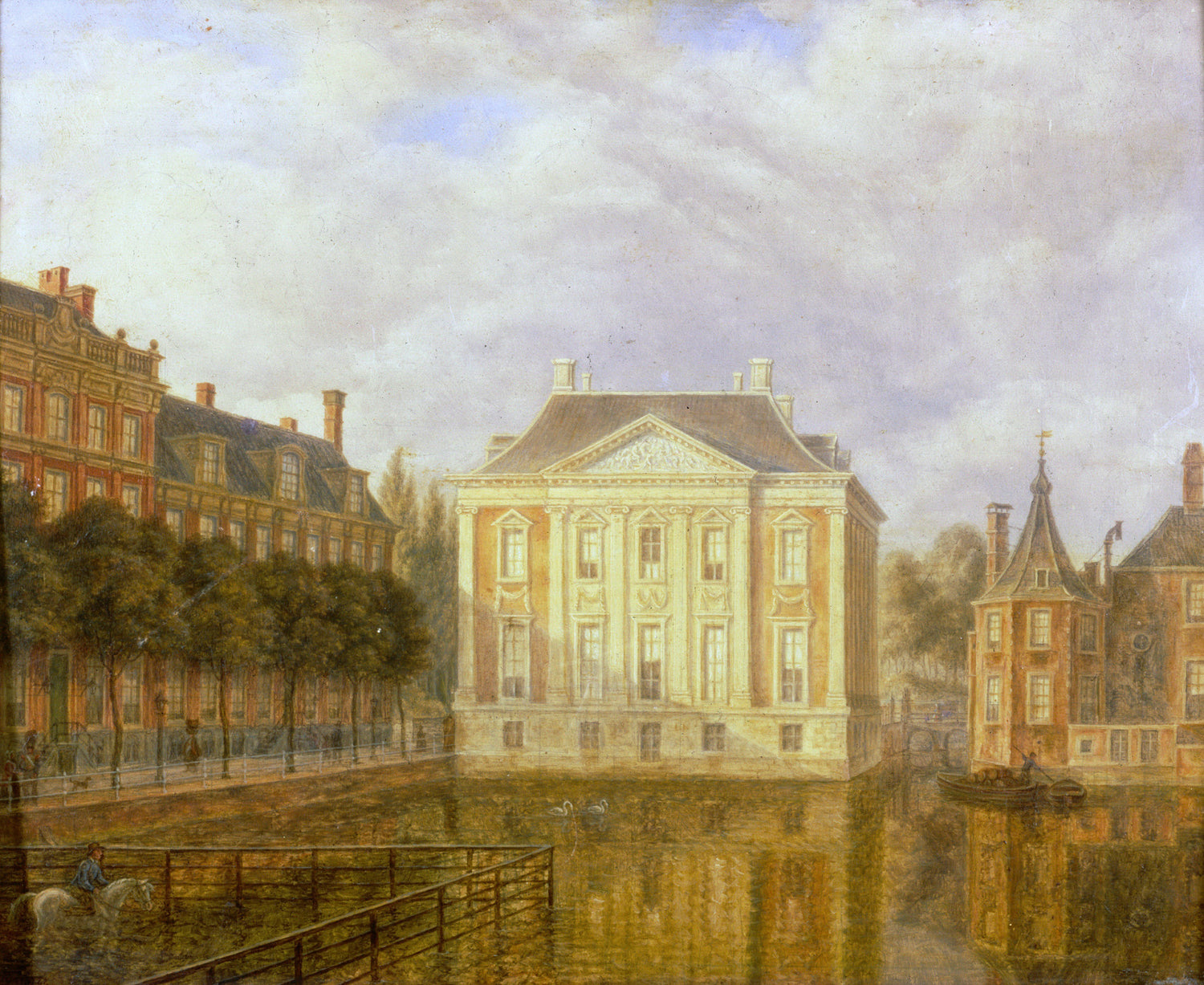 Augustus Wijnantz - View of the Mauritshuis - Oil Painting Haven