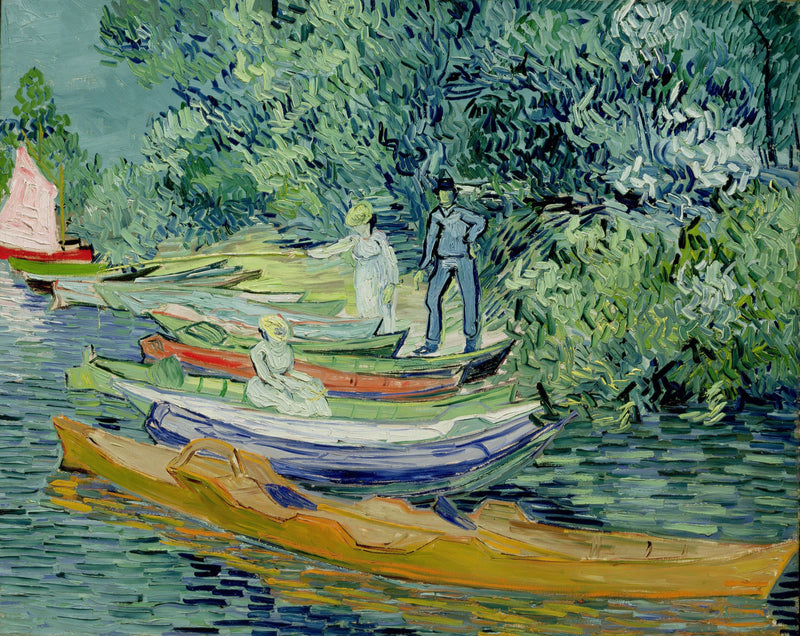 Bank of the Oise at Auvers - Oil Painting Haven Oil Painting Haven