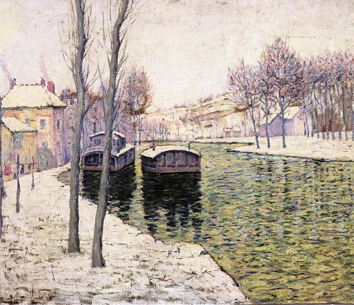 Barges on the Seine, 1894 - Oil Painting Haven