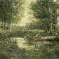 Bathers, Woodland, 1915 - Oil Painting Haven