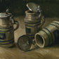 Beer Tankards - Oil Painting Haven