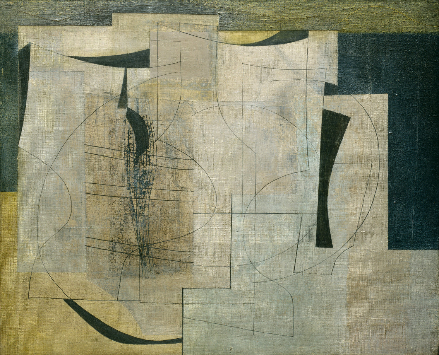 Ben Nicholson - Winter Seal Point, 1954 - Oil Painting Haven