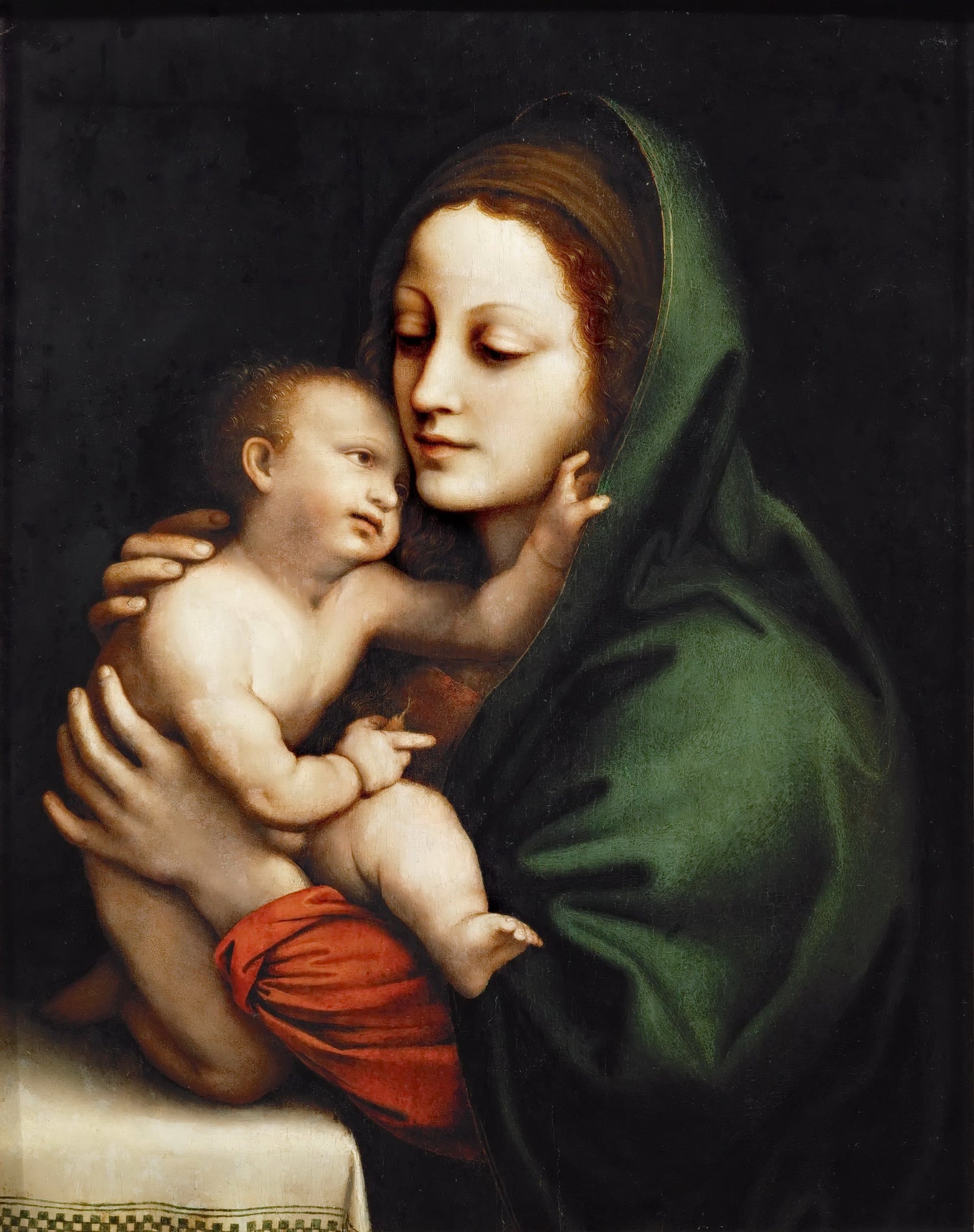 Bernardino Luini -- Madonna and Child - Oil Painting Haven