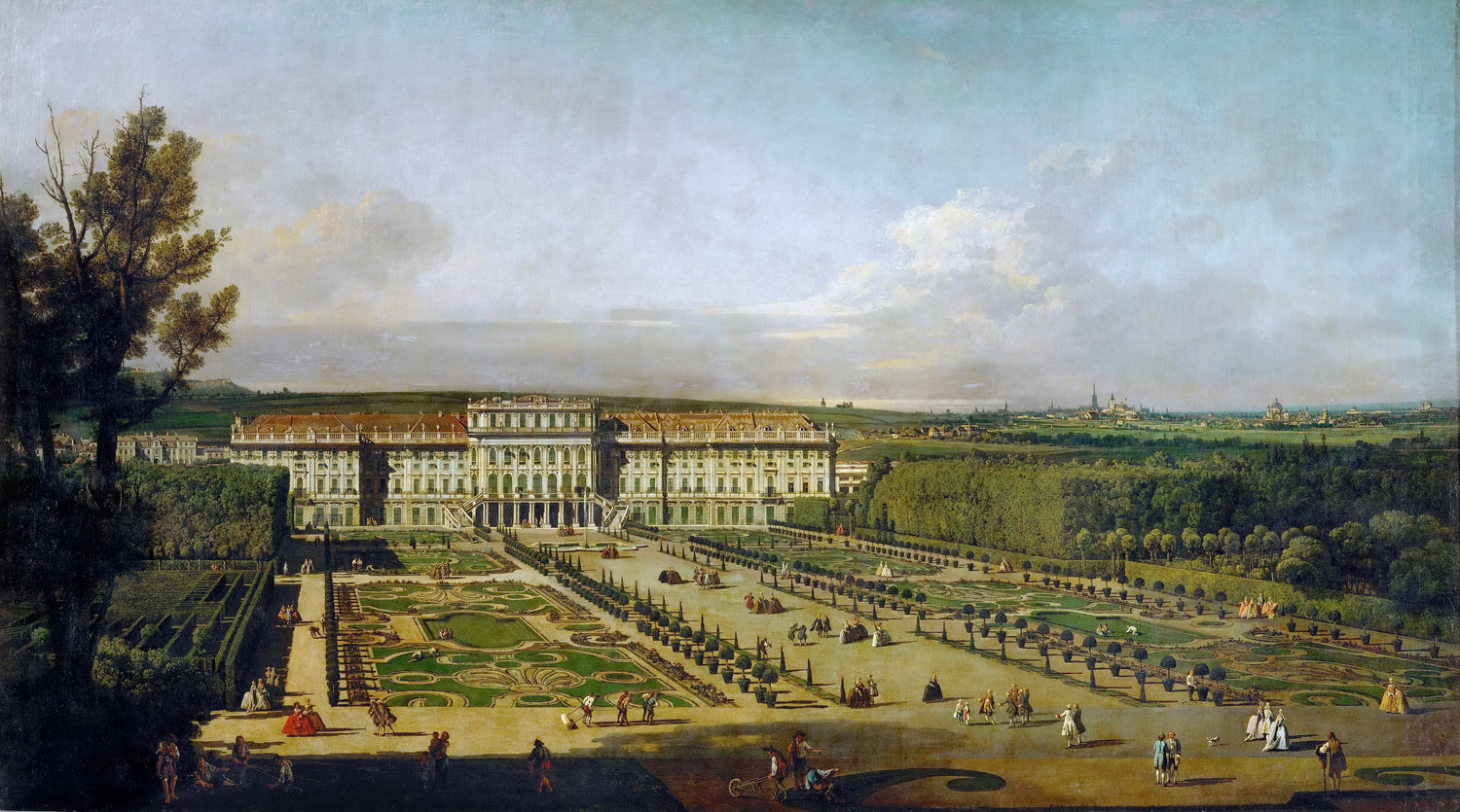 Bernardo Bellotto (1721-1780) --Sch0nbrunn Palace in Vienna - Oil Painting Haven