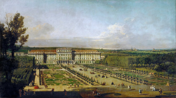 Bernardo Bellotto (1721-1780) --Sch0nbrunn Palace in Vienna - Oil Painting Haven Oil Painting Haven