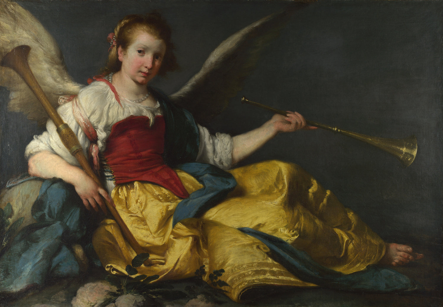 Bernardo Strozzi - A Personification of Fame - Oil Painting Haven