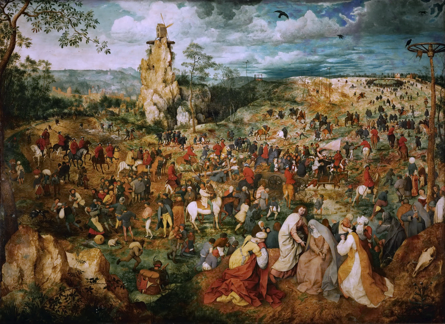 Brueghel, Pieter The Elder -- Несение креста - Oil Painting Haven