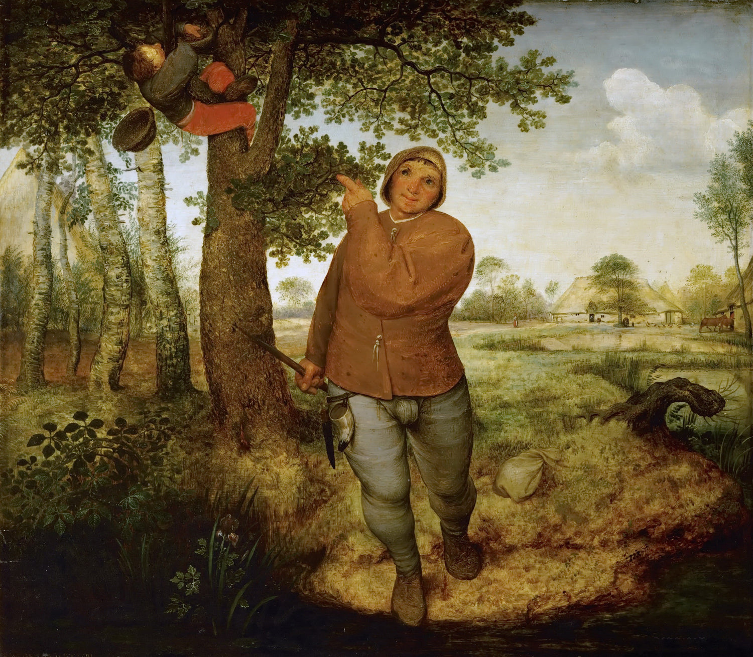 Brueghel, Pieter The Elder -- Разоритель гнёзд - Oil Painting Haven