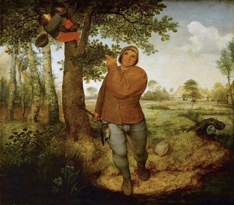 Brueghel, Pieter The Elder -- Разоритель гнёзд - Oil Painting Haven Oil Painting Haven